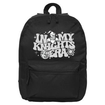 In My Knights Era Back To School Mascot Spirit Game Squad 16 in Basic Backpack