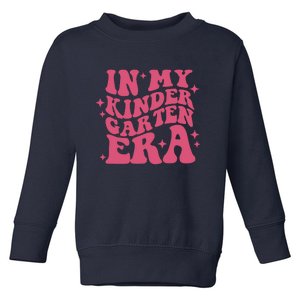 In My Kindergarten Era Retro Kindergartener Back To School Toddler Sweatshirt