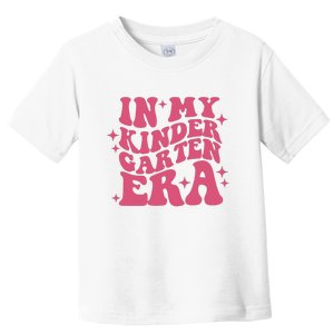 In My Kindergarten Era Retro Kindergartener Back To School Toddler T-Shirt