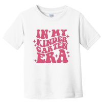 In My Kindergarten Era Retro Kindergartener Back To School Toddler T-Shirt