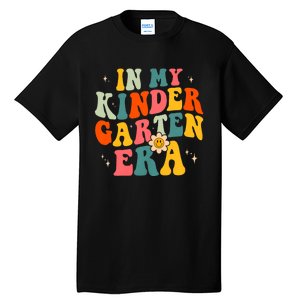 In My Kindergarten Teacher Era Kinder Groovy Retro Tall T-Shirt