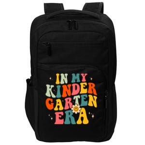 In My Kindergarten Teacher Era Kinder Groovy Retro Impact Tech Backpack