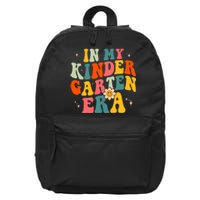 In My Kindergarten Teacher Era Kinder Groovy Retro 16 in Basic Backpack