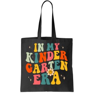 In My Kindergarten Teacher Era Kinder Groovy Retro Tote Bag