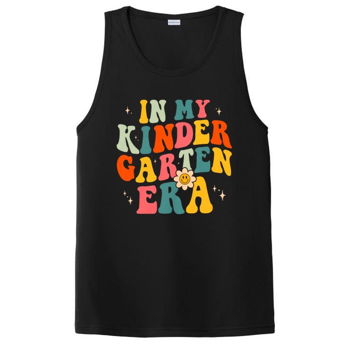 In My Kindergarten Teacher Era Kinder Groovy Retro PosiCharge Competitor Tank