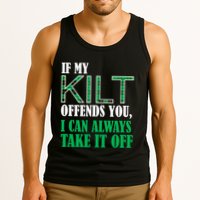 If My Kilt Offends You - Funny St. Patrick's Day Tank Top