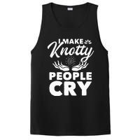 I Make Knotty People Cry Massage Therapist Massotherapist PosiCharge Competitor Tank