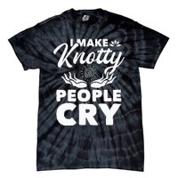 I Make Knotty People Cry Massage Therapist Massotherapist Tie-Dye T-Shirt