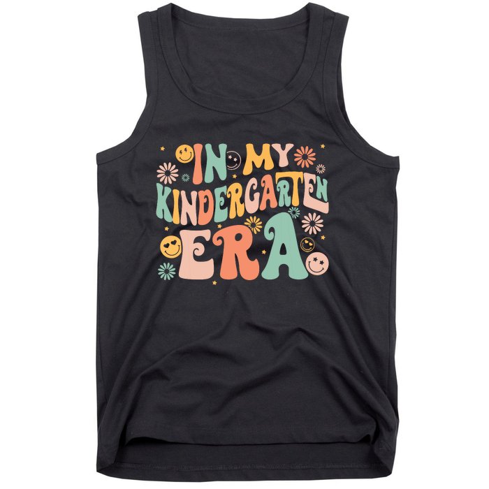 In My Kindergarten Era Retro Back To School Teacher Student Tank Top