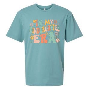 In My Kindergarten Era Retro Back To School Teacher Student Sueded Cloud Jersey T-Shirt