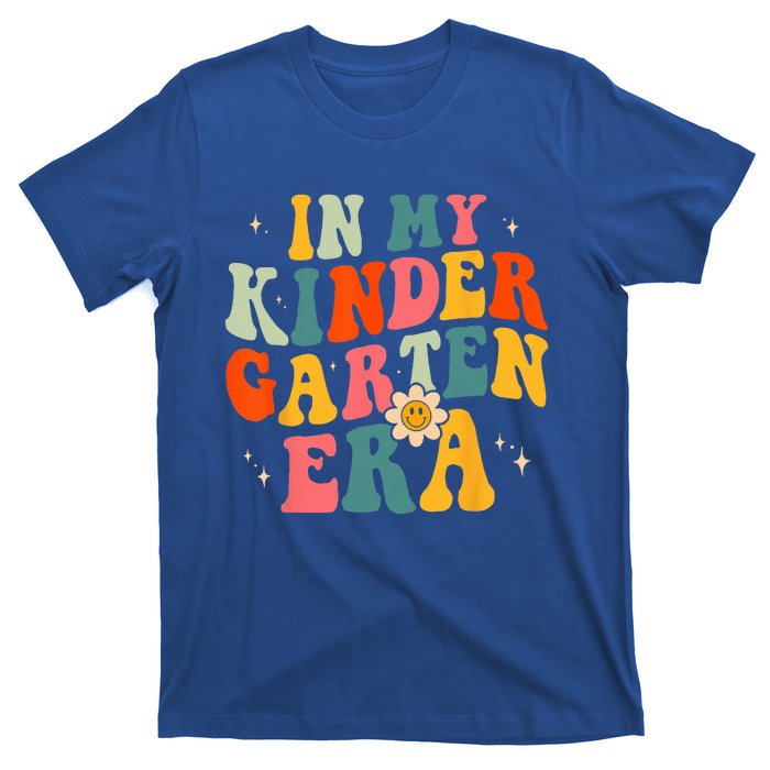 In My Kindergarten Teacher Era Kinder Groovy Retro T-Shirt