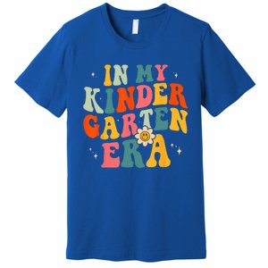 In My Kindergarten Teacher Era Kinder Groovy Retro Premium T-Shirt