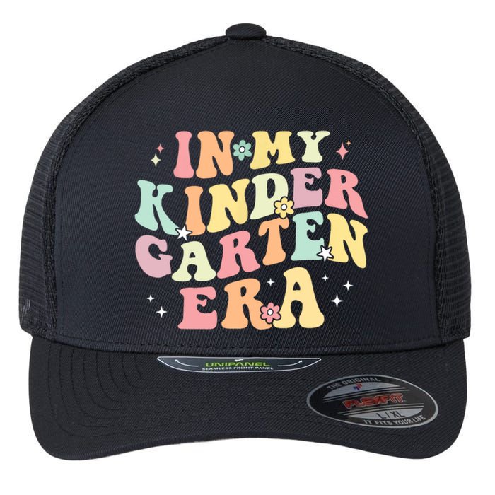 In My Kindergarten Era Retro Back To School Teacher Student Flexfit Unipanel Trucker Cap