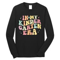 In My Kindergarten Era Retro Back To School Teacher Student Long Sleeve Shirt