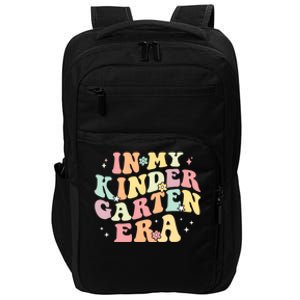 In My Kindergarten Era Retro Back To School Teacher Student Impact Tech Backpack