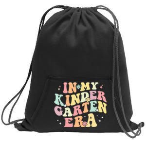 In My Kindergarten Era Retro Back To School Teacher Student Sweatshirt Cinch Pack Bag