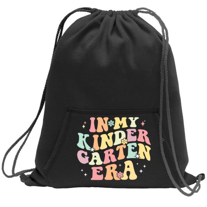 In My Kindergarten Era Retro Back To School Teacher Student Sweatshirt Cinch Pack Bag