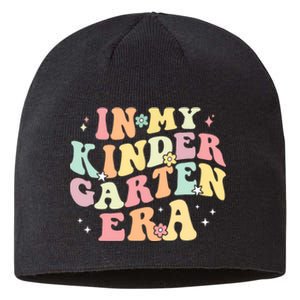 In My Kindergarten Era Retro Back To School Teacher Student Sustainable Beanie