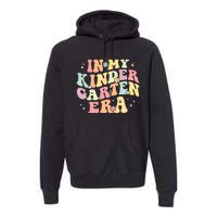 In My Kindergarten Era Retro Back To School Teacher Student Premium Hoodie