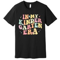 In My Kindergarten Era Retro Back To School Teacher Student Premium T-Shirt