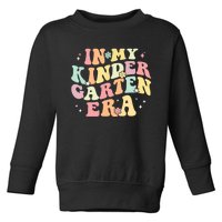 In My Kindergarten Era Retro Back To School Teacher Student Toddler Sweatshirt