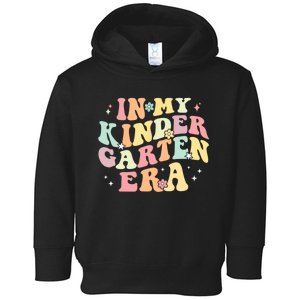 In My Kindergarten Era Retro Back To School Teacher Student Toddler Hoodie