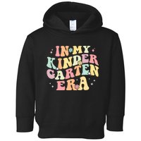 In My Kindergarten Era Retro Back To School Teacher Student Toddler Hoodie