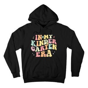 In My Kindergarten Era Retro Back To School Teacher Student Tall Hoodie