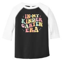 In My Kindergarten Era Retro Back To School Teacher Student Toddler Fine Jersey T-Shirt