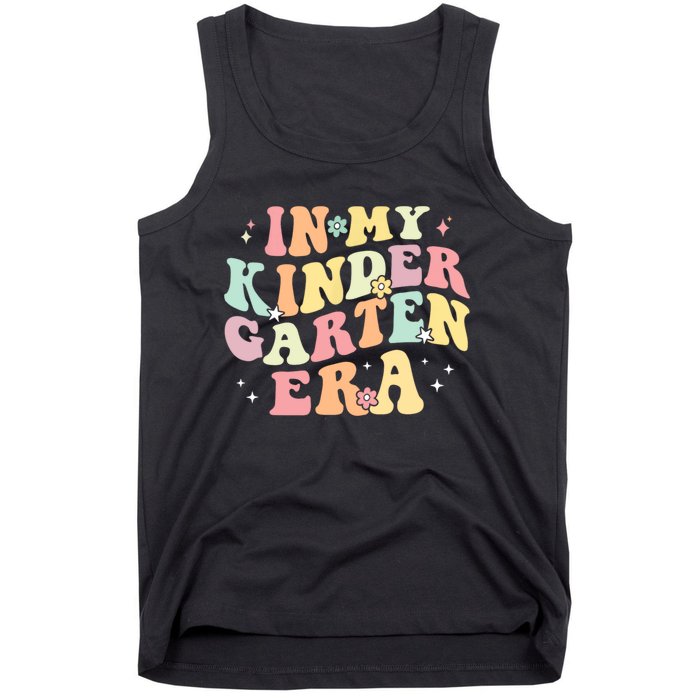 In My Kindergarten Era Retro Back To School Teacher Student Tank Top