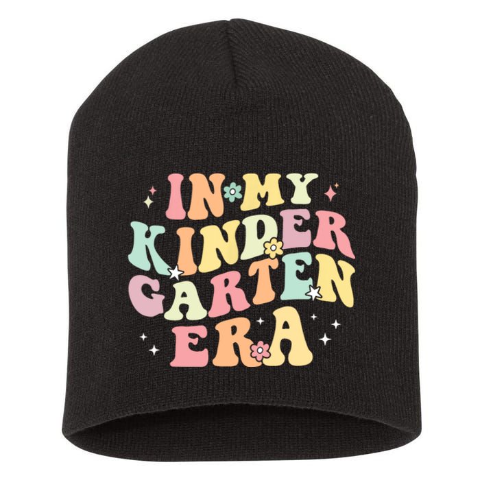 In My Kindergarten Era Retro Back To School Teacher Student Short Acrylic Beanie