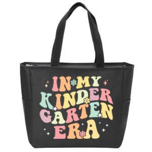 In My Kindergarten Era Retro Back To School Teacher Student Zip Tote Bag