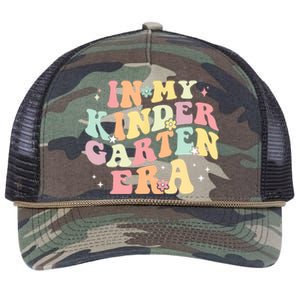 In My Kindergarten Era Retro Back To School Teacher Student Retro Rope Trucker Hat Cap