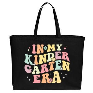 In My Kindergarten Era Retro Back To School Teacher Student Cotton Canvas Jumbo Tote