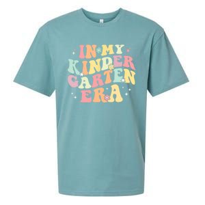 In My Kindergarten Era Retro Back To School Teacher Student Sueded Cloud Jersey T-Shirt