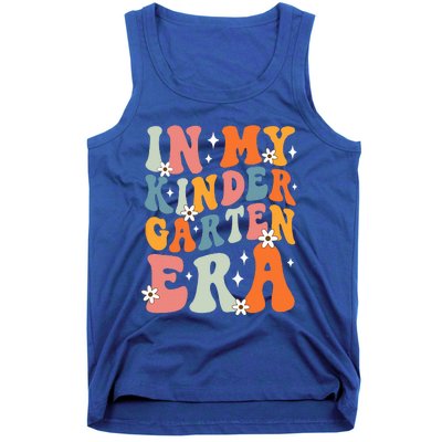 In My Kindergarten Era Groovy Back To School Kinder Teacher Tank Top