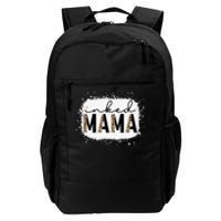 Inked Mama Leopard Tattoo Mom Funny Mother's Day Bleached Daily Commute Backpack