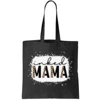 Inked Mama Leopard Tattoo Mom Funny Mother's Day Bleached Tote Bag