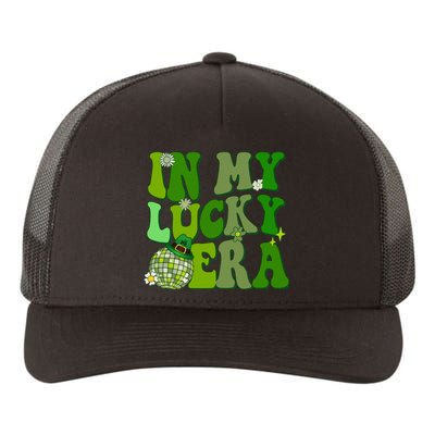 In My Lucky Era St Patrick Paddy Day Retro Disco Funny Yupoong Adult 5-Panel Trucker Hat