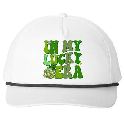 In My Lucky Era St Patrick Paddy Day Retro Disco Funny Snapback Five-Panel Rope Hat