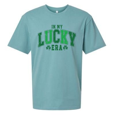 In My Lucky Era St. Patricks Day Irish Sueded Cloud Jersey T-Shirt