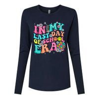 In My Last Day Of School Era Teacher Hello Summer Womens Cotton Relaxed Long Sleeve T-Shirt