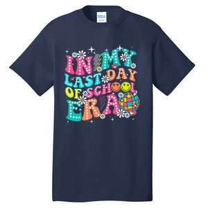 In My Last Day Of School Era Teacher Hello Summer Tall T-Shirt