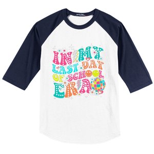 In My Last Day Of School Era Teacher Hello Summer Baseball Sleeve Shirt