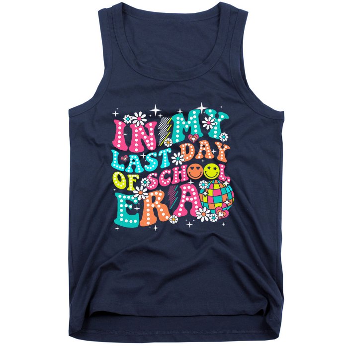 In My Last Day Of School Era Teacher Hello Summer Tank Top