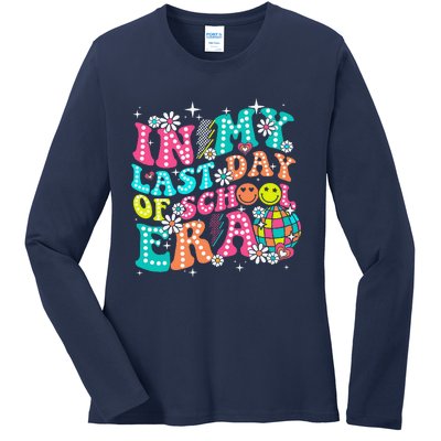 In My Last Day Of School Era Teacher Hello Summer Ladies Long Sleeve Shirt