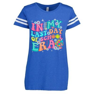 In My Last Day Of School Era Teacher Hello Summer Enza Ladies Jersey Football T-Shirt