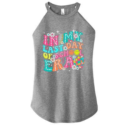 In My Last Day Of School Era Teacher Hello Summer Women's Perfect Tri Rocker Tank