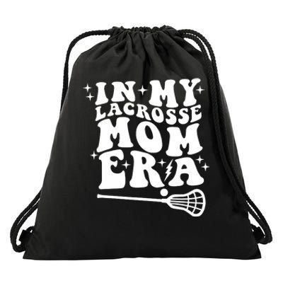 In My Lacrosse Mom Era Drawstring Bag