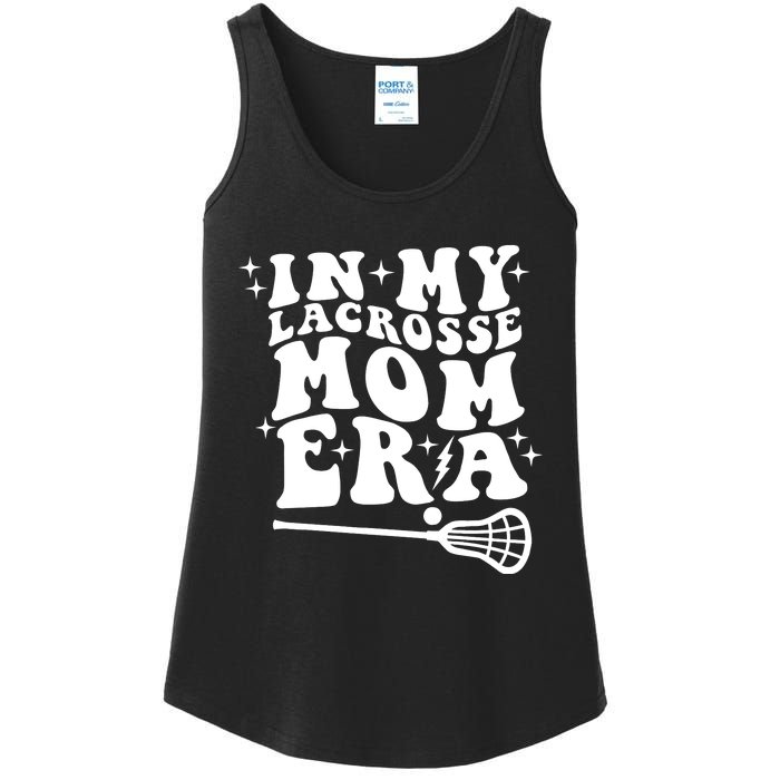 In My Lacrosse Mom Era Ladies Essential Tank